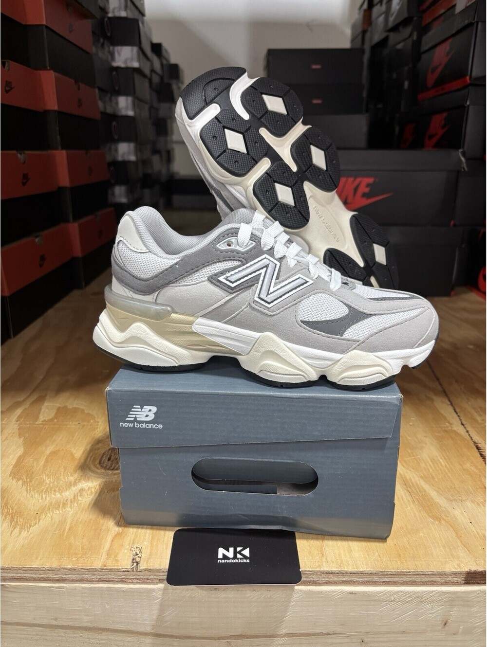 New Balance 9060 Rain Cloud GS - GC9060GY SIZE 6Y